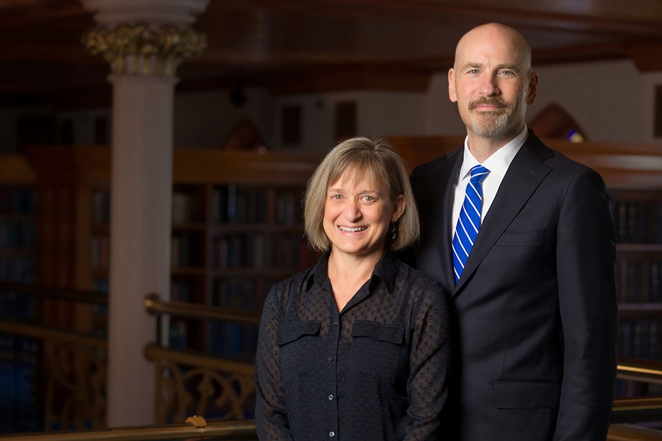 A portrait of Edward J. Feser and his wife, Kathy.