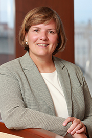 Headshot photo of Marian “Bo” Vatterott Mehan.