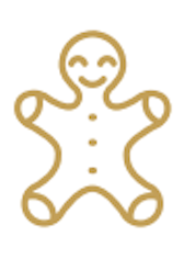 Illustration of a gingerbread cookie