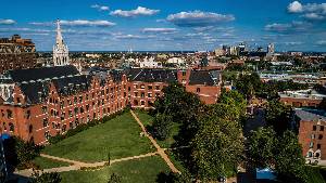 SLU Quad Aerial Zoom Background